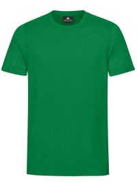 Grünes Herren T-Shirt mit Rundhals, gerade geschnitten, für Beruf & Freizeit